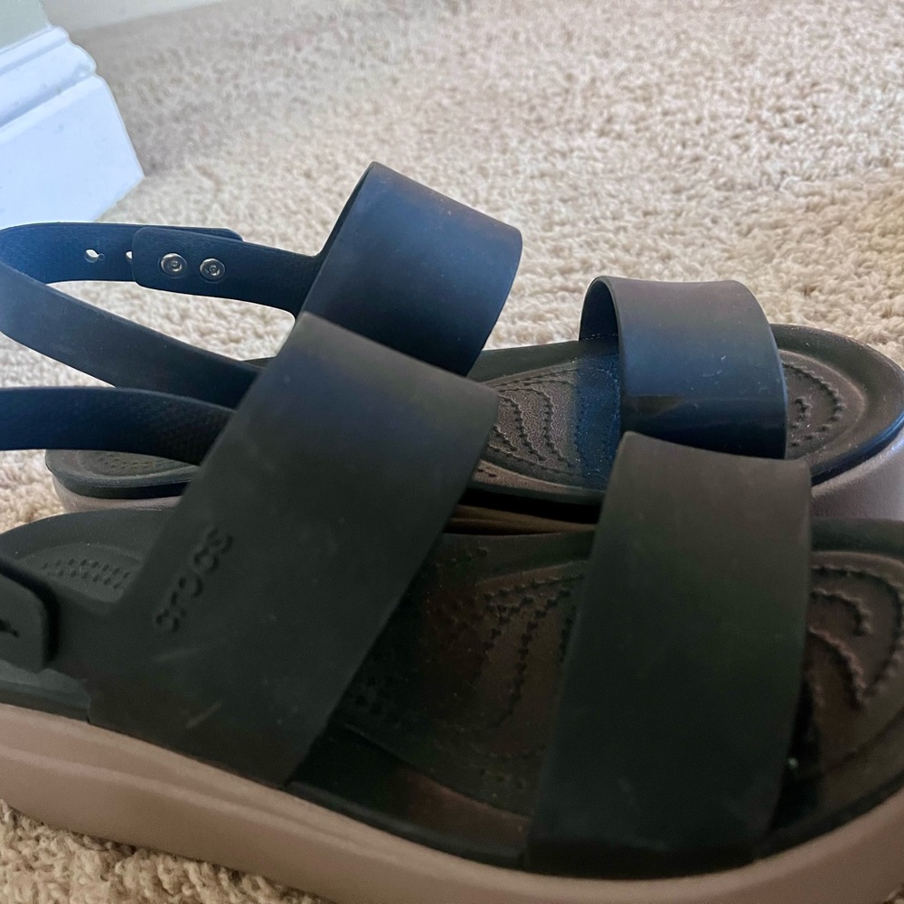 Crocs Brooklyn Low Wedge Sandal - Women's